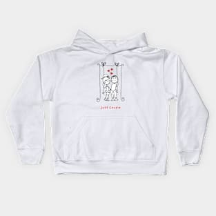 Just Couple romance Kids Hoodie